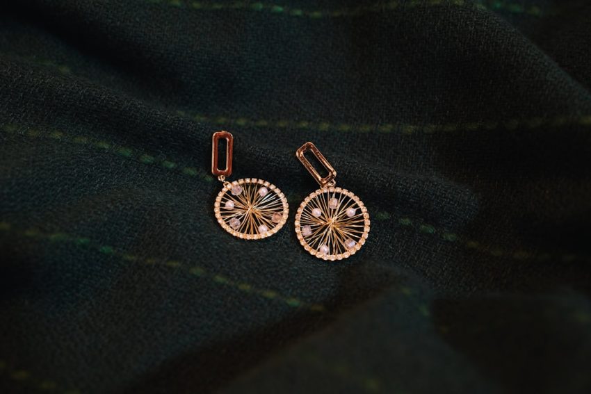 Photo Gold earrings